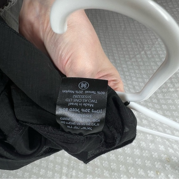 Sabina Musayev Black Monica Puff Sleeve One Shoulder Top - Picture 6 of 6